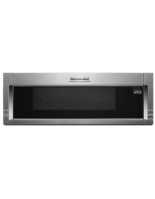 A built-in KitchenAid® microwave.