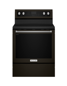 Stainless steel KitchenAid® range.
