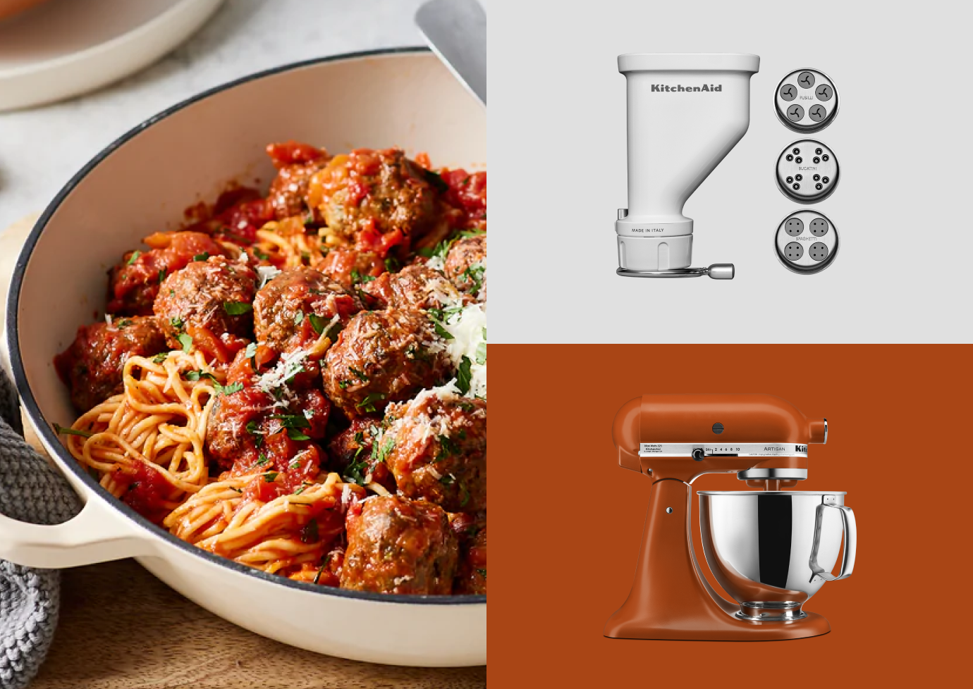KitchenAid® attachments.