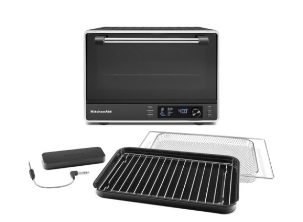 KitchenAid® Dual Convection Countertop Oven with Air Fry and Temperature Probe.