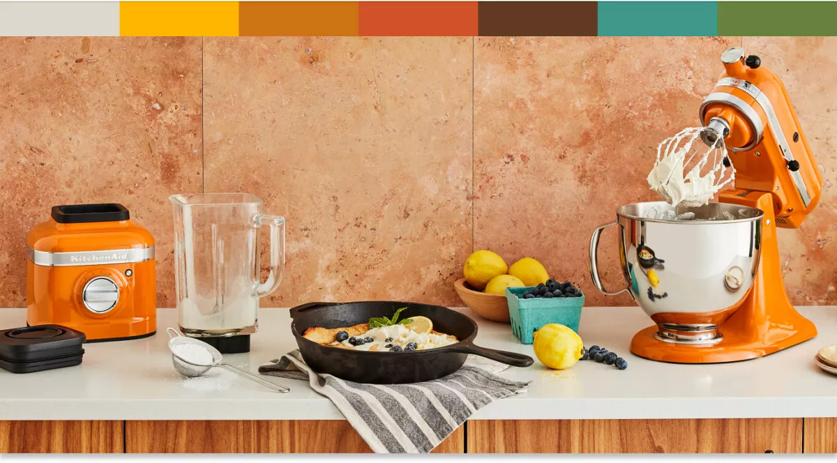 KitchenAid's 2021 Color of the Year Is Honey, a Golden Orange Hue