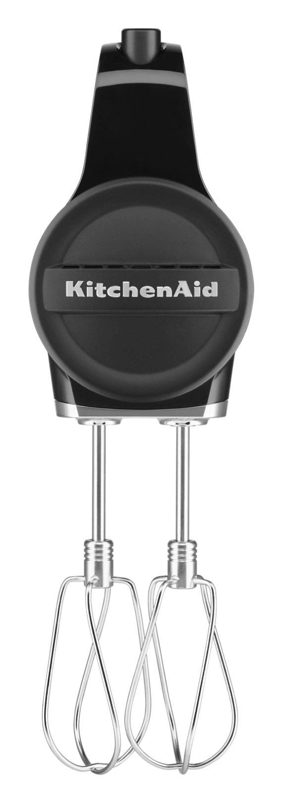 KitchenAid Black Matte Cordless Hand Mixer.