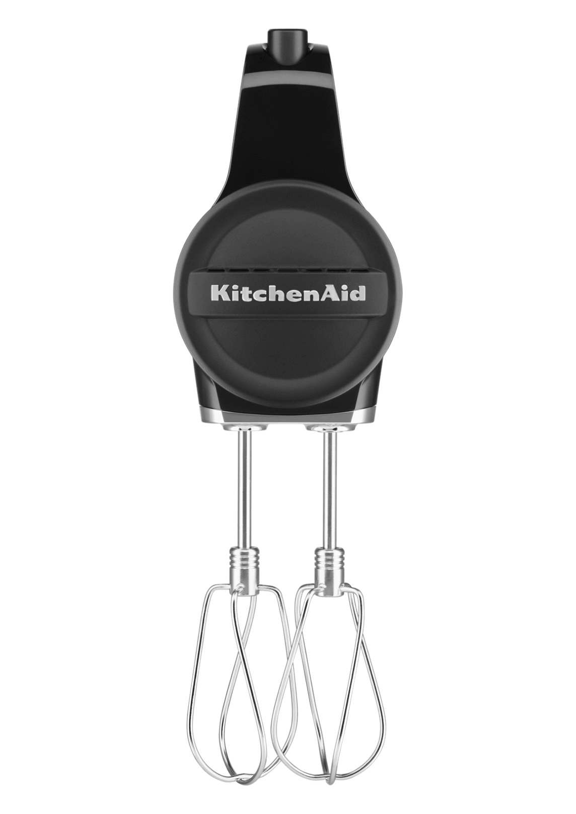 KitchenAid Black Matte Cordless Hand Mixer.