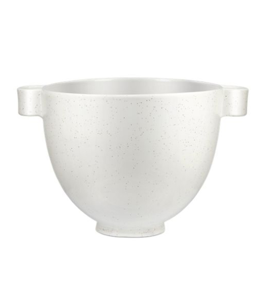 A 5 Quart Speckled Stone Ceramic Bowl.