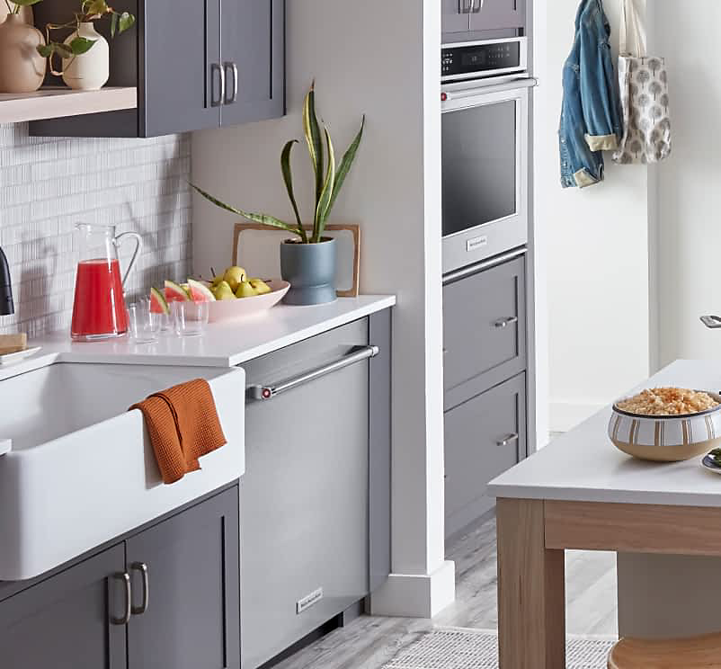 KitchenAid® appliances in a kitchen.
