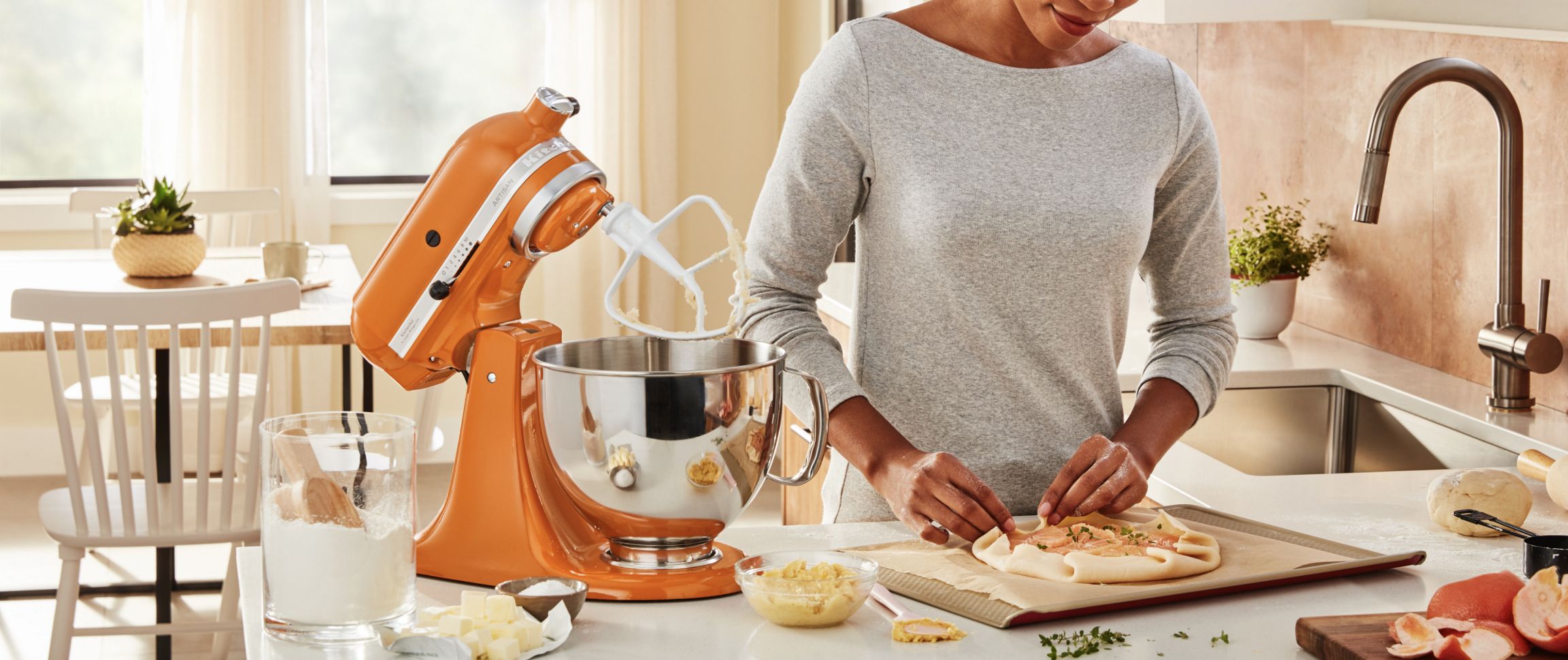 KitchenAid® Tilt-Head Stand Mixer with Stainless Steel Bowl.