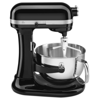 KitchenAid® Tilt-Head Stand Mixer with Stainless Steel Bowl in Onyx Black.