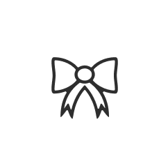 Present bow icon.