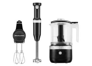 Cordless 5 Cup Food Chopper With Cordless Hand Mixer and Hand Blender