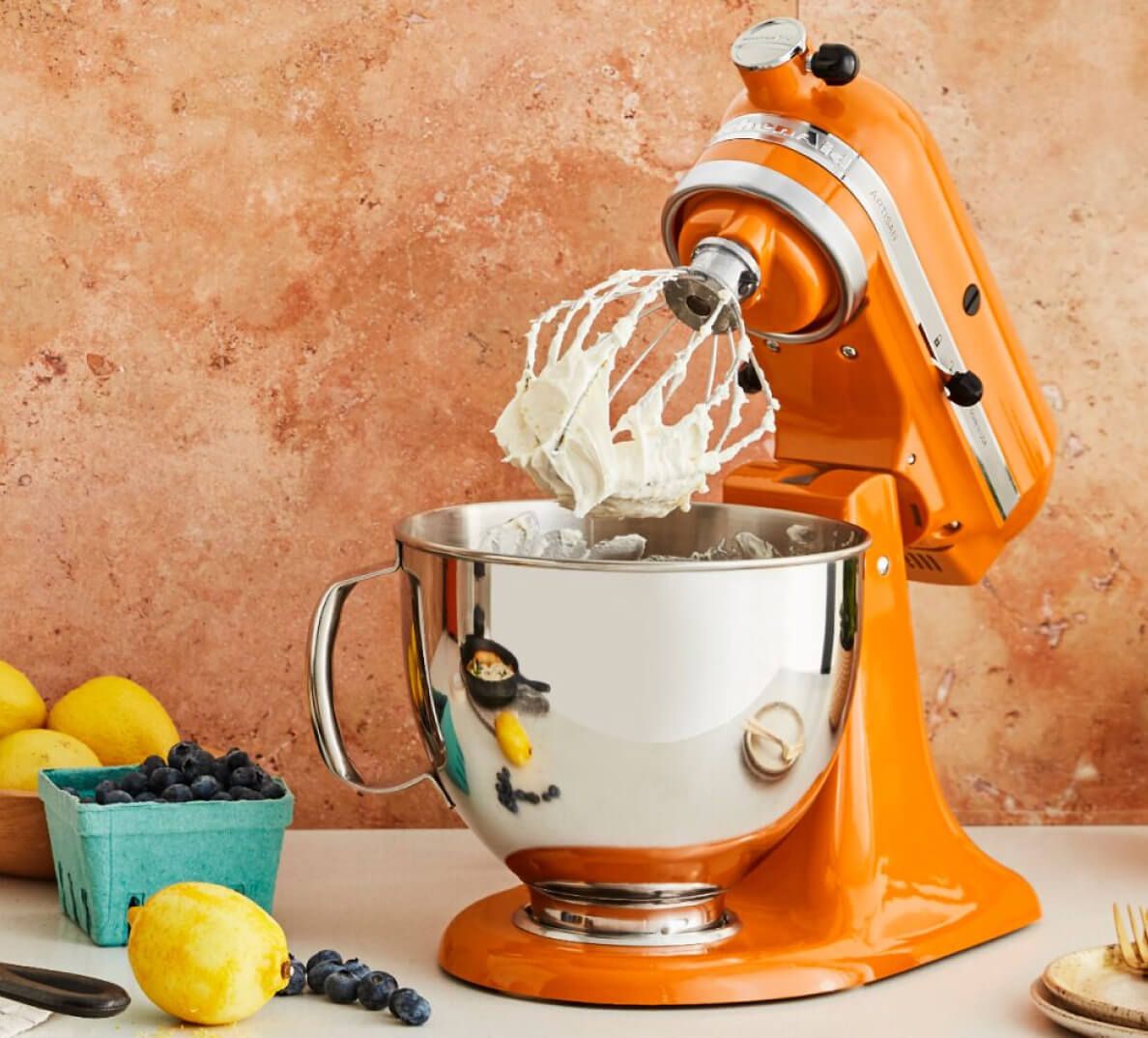 A Stand Mixer in Honey.