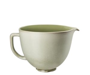 
                               Red stand mixer using fresh prep attachment to cut zucchini into sheets.
                           