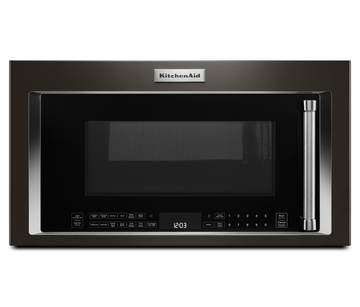 A 30" 1000-Watt Microwave Hood Combination with Convection Cooking. 