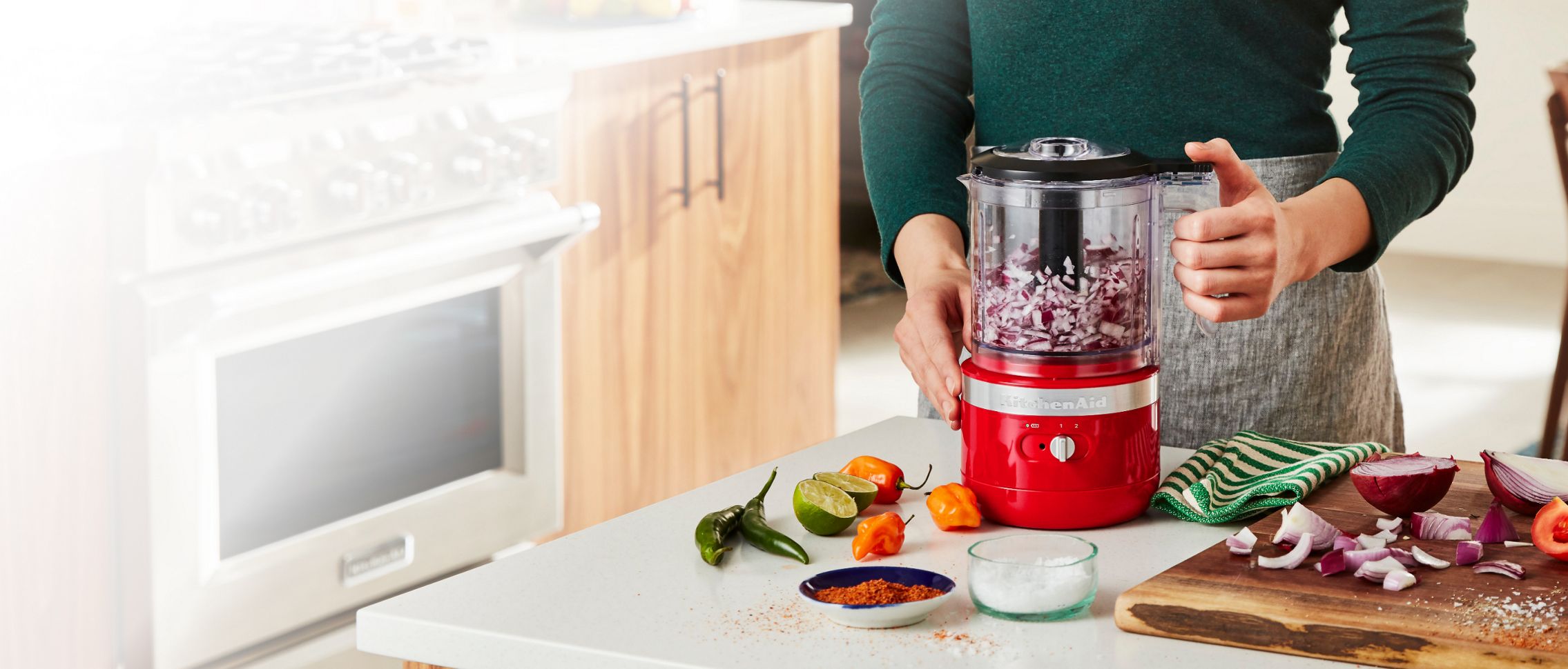 KitchenAid® cordless blender.