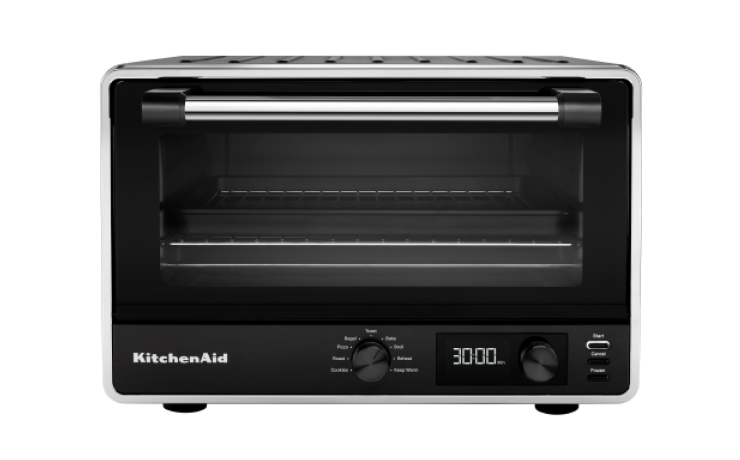 KitchenAid® Dual Convection Countertop Oven with Air Fry and Temperature Probe.
