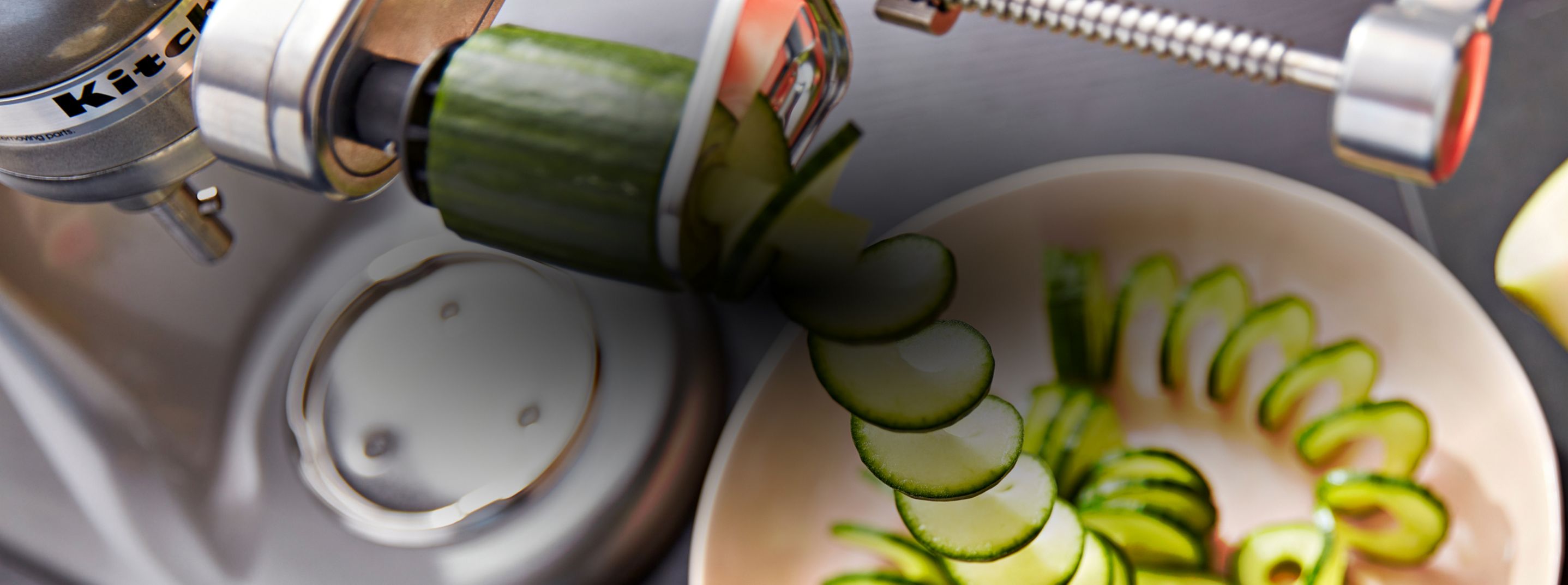 KitchenAid® Stand Mixer with Spiralizer Attachment.