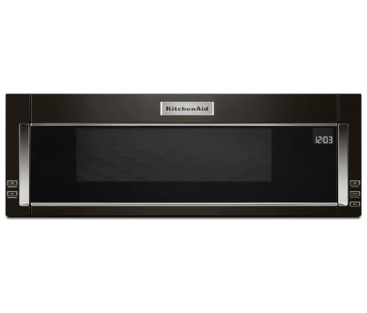 A KitchenAid® Low Profile Microwave Hood Combination with PrintShield™ Finish