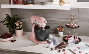 matte pink kitchenaid mixer