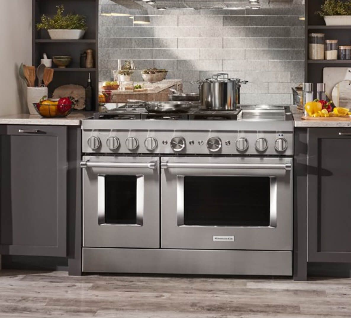 A Commercial-Style range.