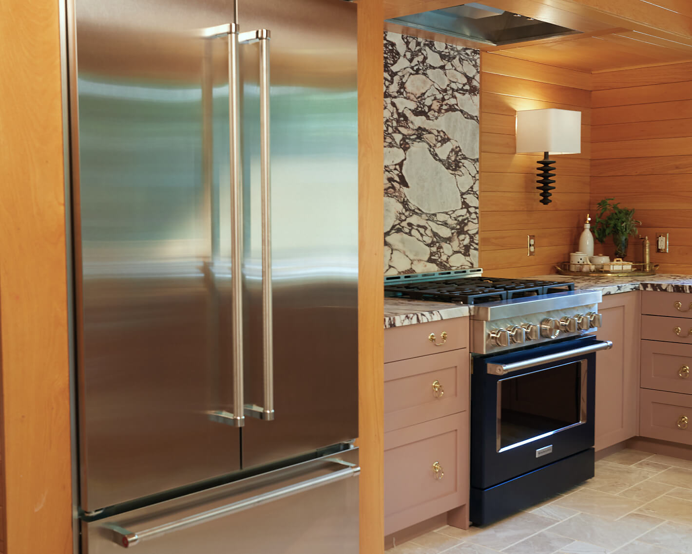 A kitchen with a KitchenAid® suite of appliances