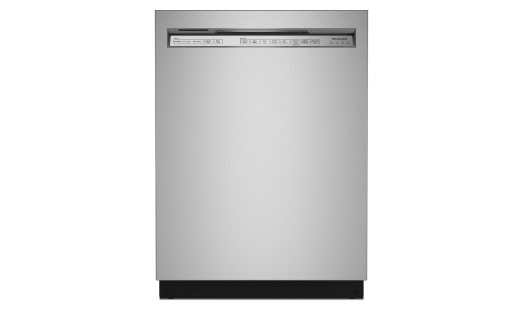 A 39 dBA Dishwasher with Third Level Utensil Rack.