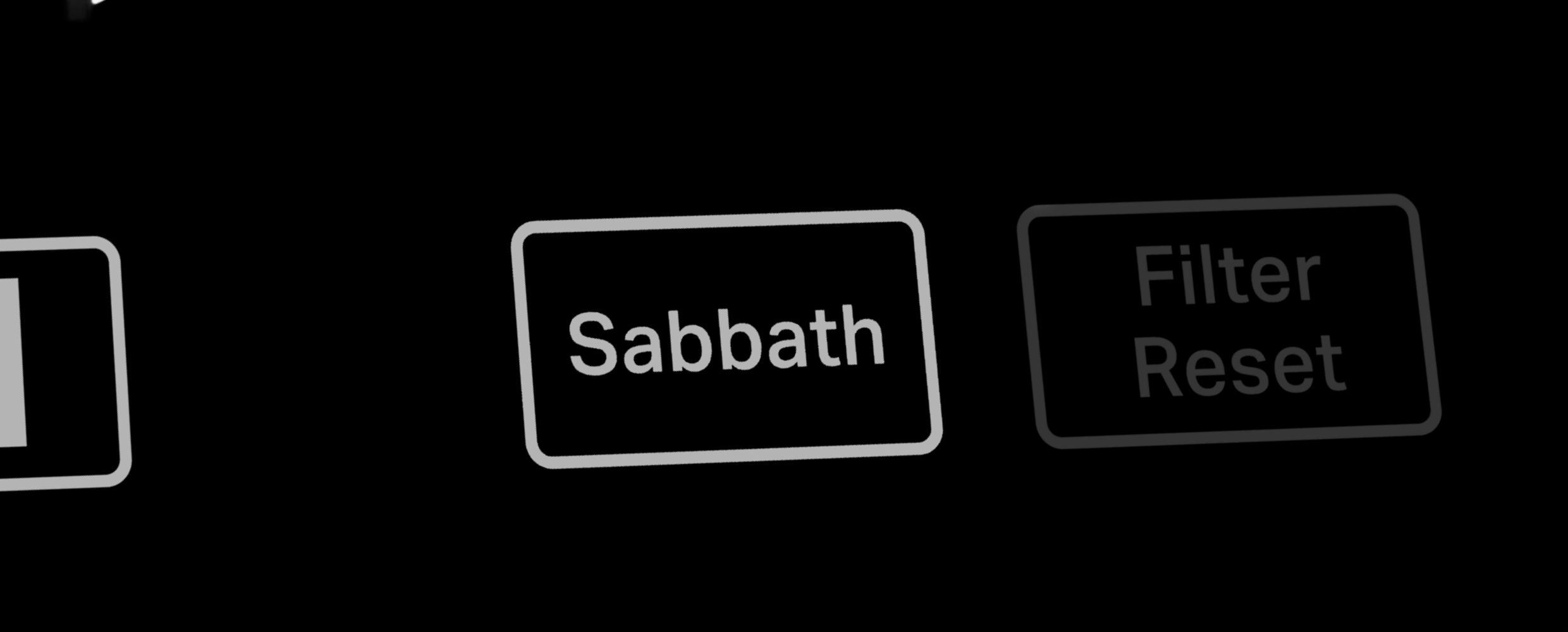Sabbath button on Internal Touchscreen Controls on 42" KitchenAid® Built-In Side-by-Side Refrigerator