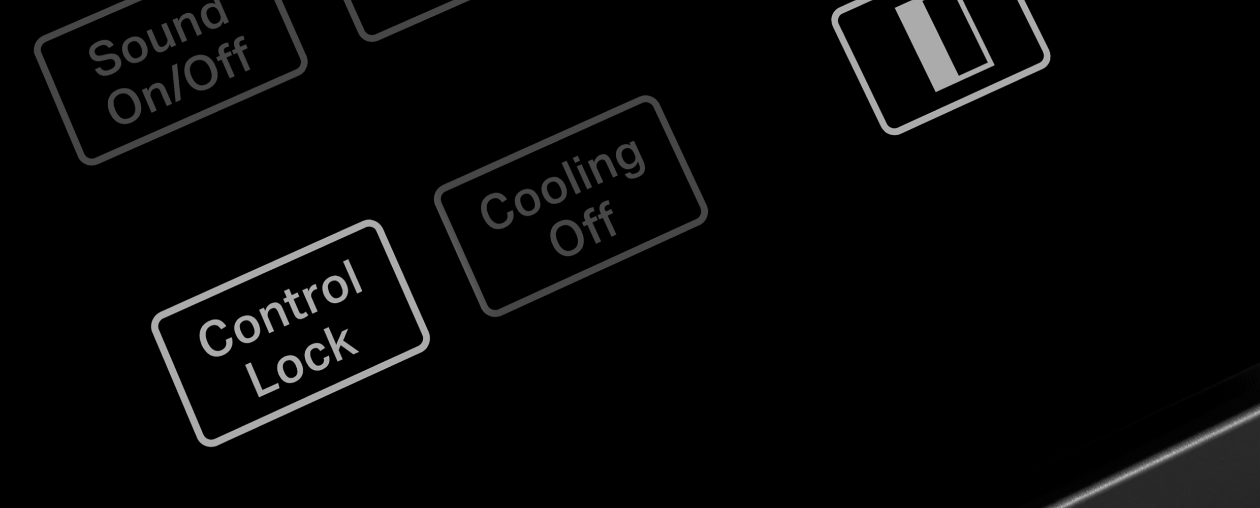 Control Lock button on Internal Touchscreen Controls of 42" KitchenAid® Built-In Side-by-Side Refrigerator