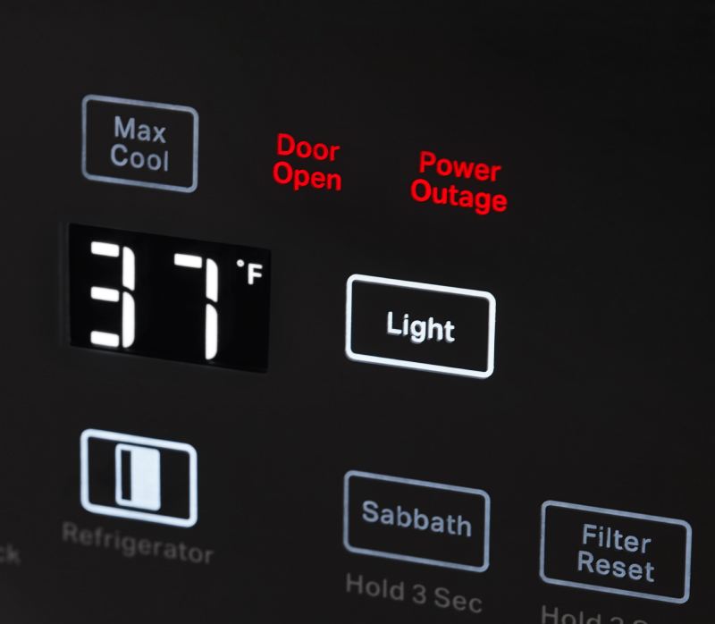 Door Open and Power Outage buttons on External Touchscreen Controls