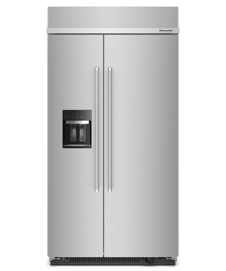 42" KitchenAid® Built-In Side-by-Side Refrigerator