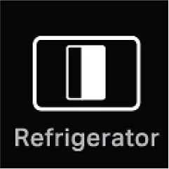 Refrigerator Icon button