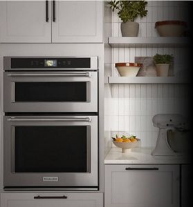 kitchen aid wall oven microwave combo