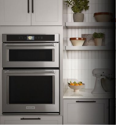 A Smart Oven+ installed in a clean kitchen.