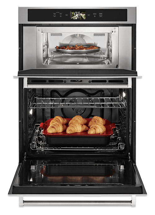 A Smart Oven+ baking croissants.