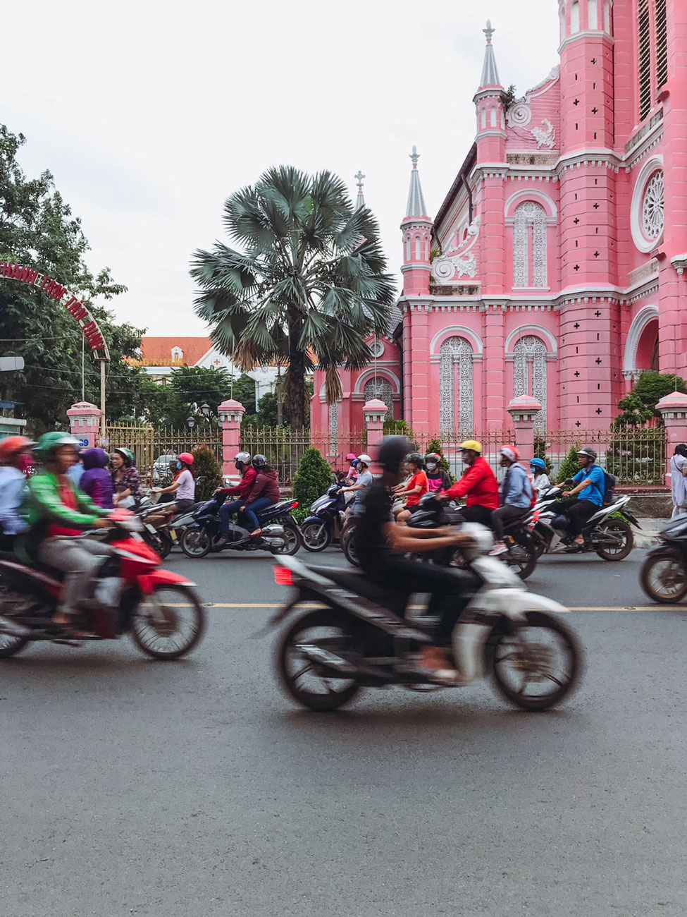 The hustle and bustle of the streets of Ho Chi Minh City.