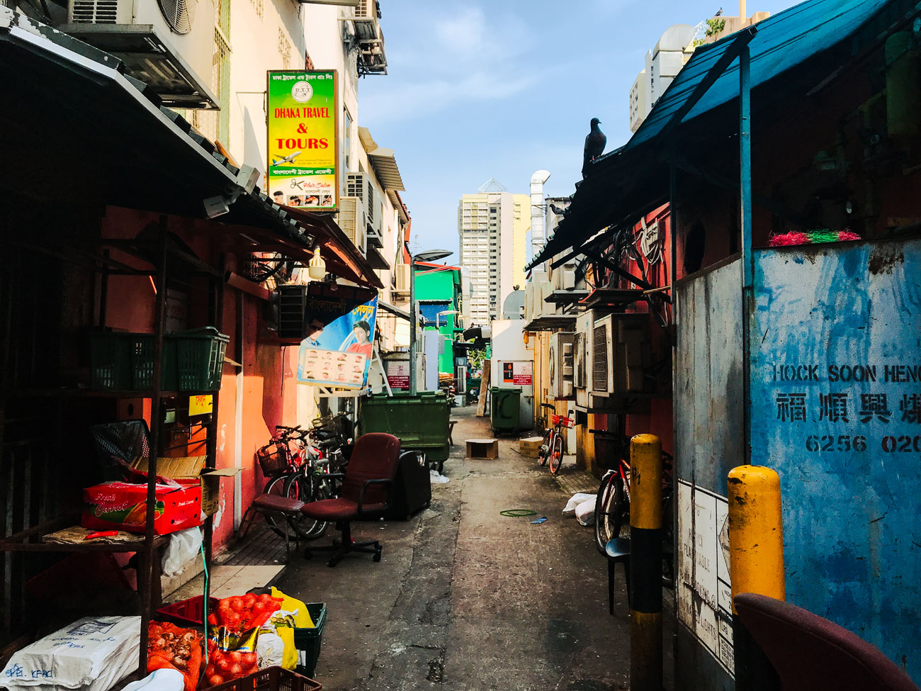 An alley of Little India.