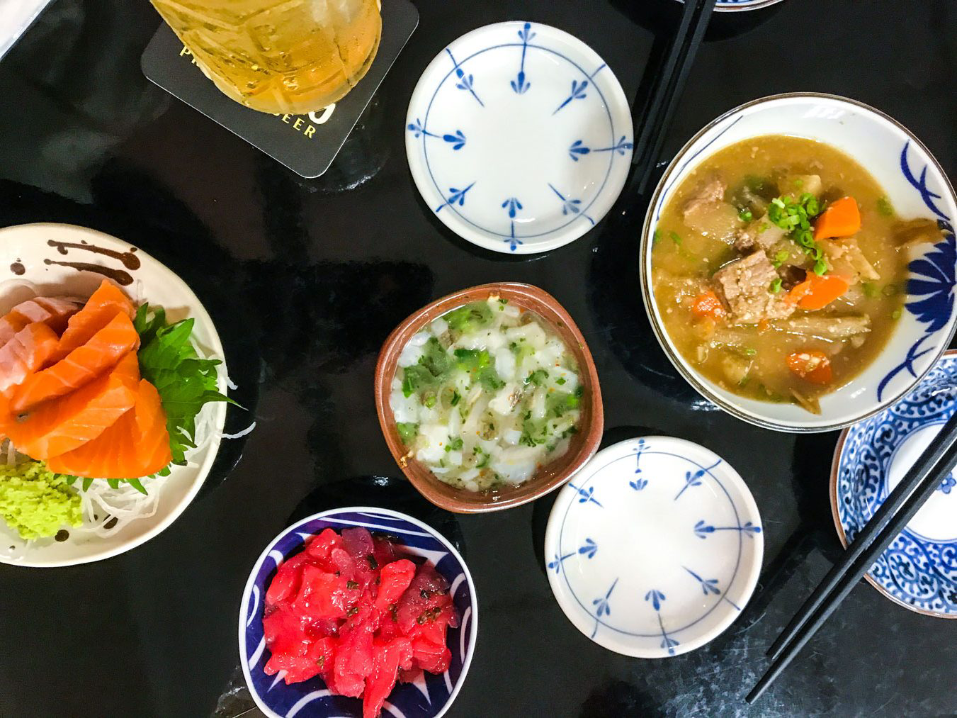 Delicious dishes of Nobu-ya.