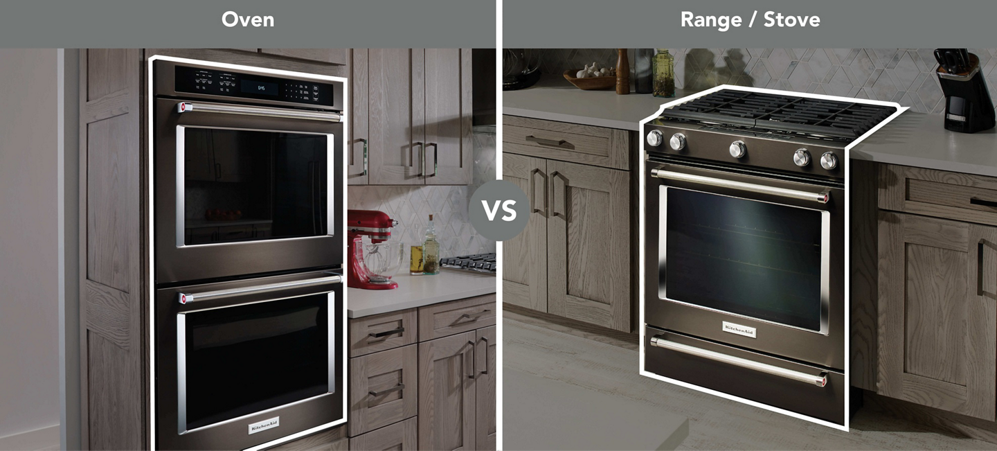 Wall oven vs range side-by-side