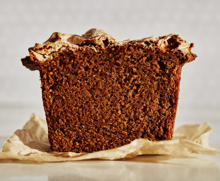 A slice of homemade bread