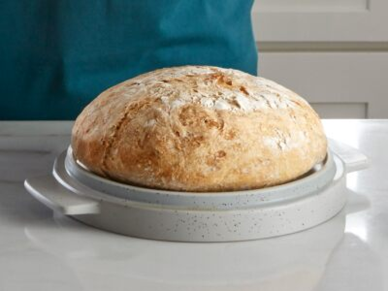 Loaf of bread on a KitchenAid® Bread Bowl Lid