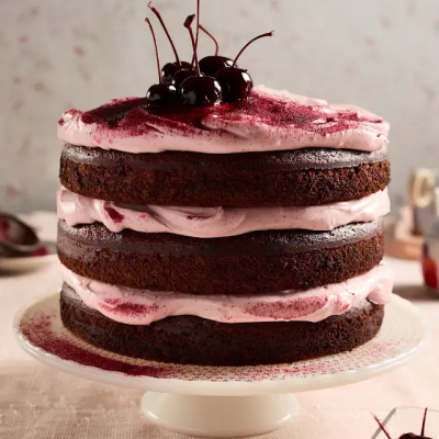 A double chocolate beetroot cake.