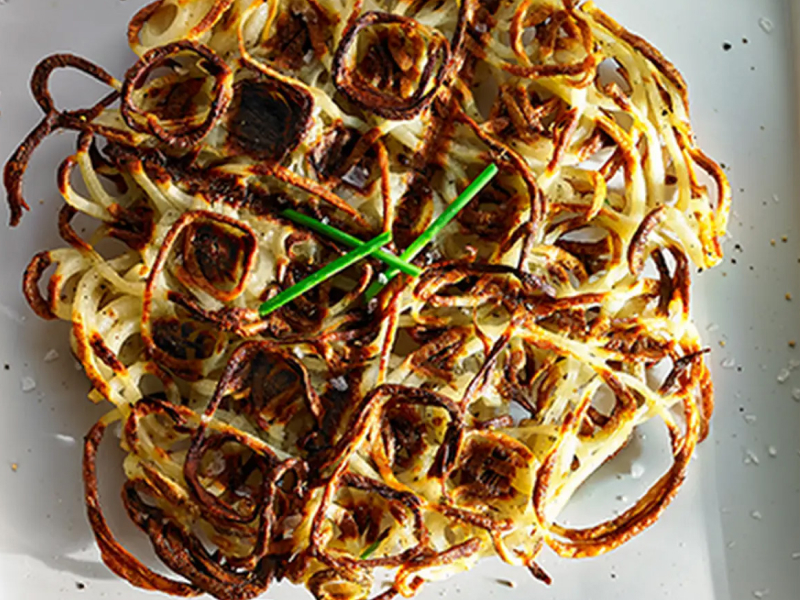 Hashed brown waffles