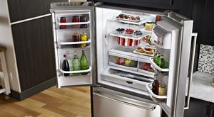 counter depth refrigerator vs standard dimensions images