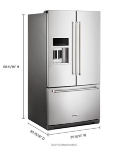 CounterDepth vs. StandardDepth Refrigerators KitchenAid