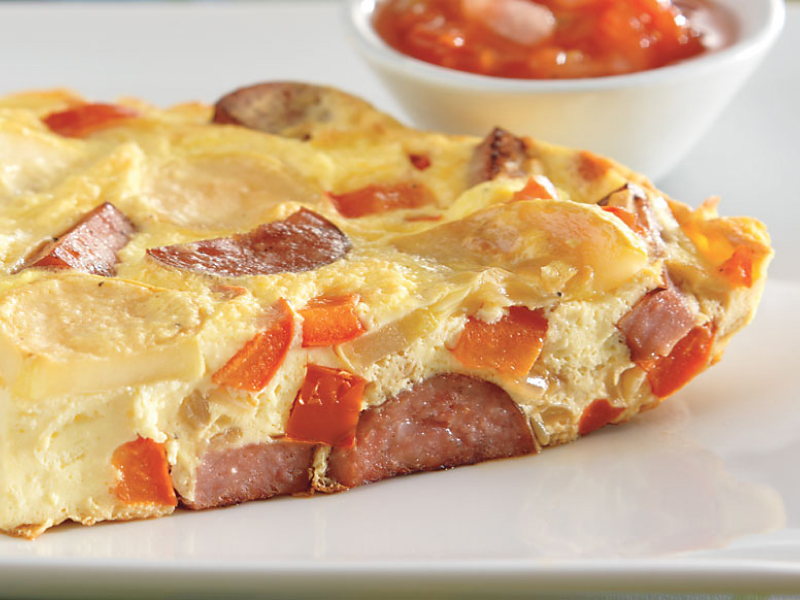 Sausage and Pepper frittata