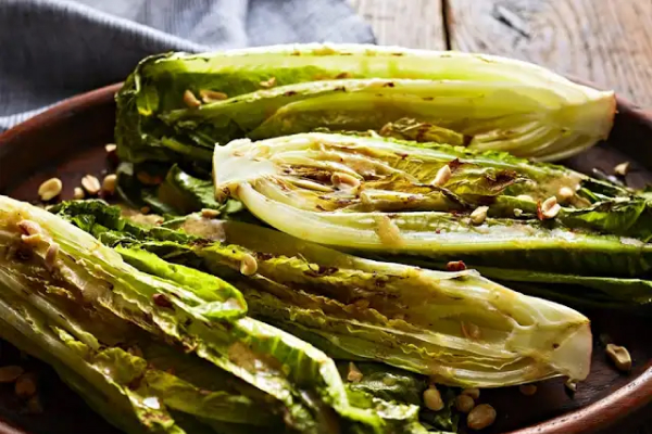 Grilled leafy greens from Yummly recipe