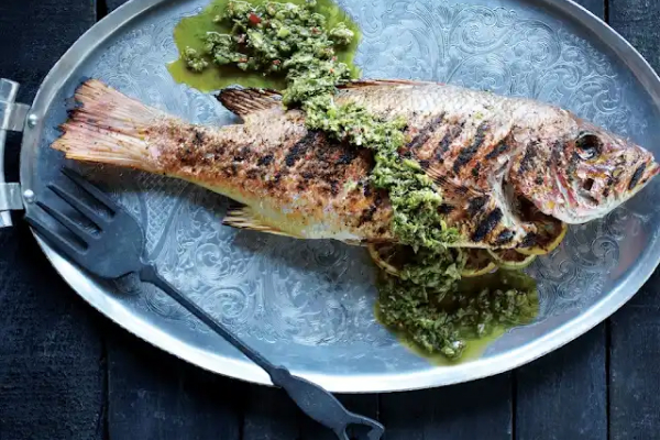 Grilled fish from Yummly recipe