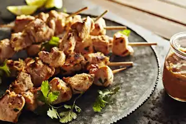 Grilled chicken kabobs from Yummly recipe