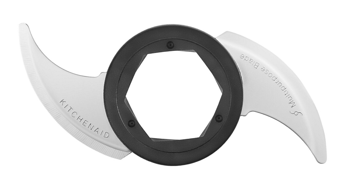 The Multi-Purpose Stainless Steel Blade of a KitchenAid® food processor