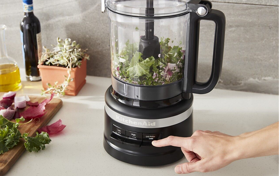  KitchenAid®  Food Processor with herbs in working bowl