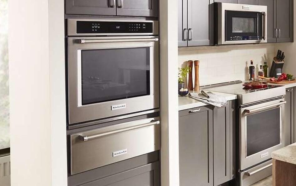 KitchenAid® wall oven in a kitchen