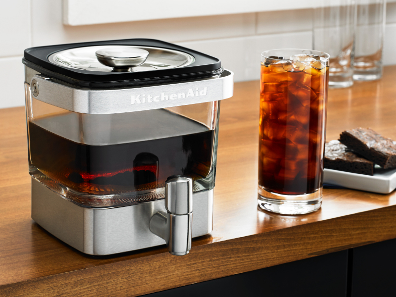 Cold brew tea made with a KitchenAid® cold brew maker